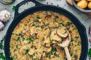 Quick & Creamy Mushroom Cream Sauce (Vegan Recipe!) Discover Delicious Vegan Food, Beauty Swaps, and Zero-Waste Tips for a Greener Life Quick & Creamy Mushroom Cream Sauce (Vegan Recipe!) | Discover Delicious Vegan Food, Beauty Swaps, and Zero-Waste Tips for a Greener Life