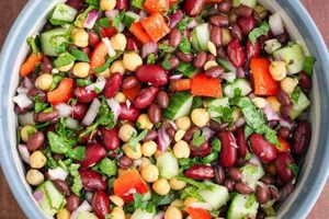Delicious Vegan Bean Salad Recipes + Tips! Discover Delicious Vegan Food, Beauty Swaps, and Zero-Waste Tips for a Greener Life Delicious Vegan Bean Salad Recipes + Tips! | Discover Delicious Vegan Food, Beauty Swaps, and Zero-Waste Tips for a Greener Life