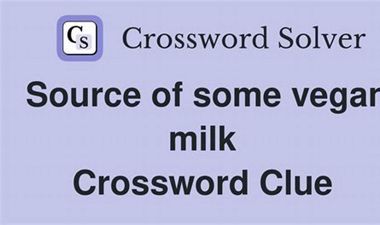 Solve Vegan Milk Option Crossword: Puzzles & More! Discover Delicious Vegan Food, Beauty Swaps, and Zero-Waste Tips for a Greener Life Solve Vegan Milk Option Crossword: Puzzles & More! | Discover Delicious Vegan Food, Beauty Swaps, and Zero-Waste Tips for a Greener Life
