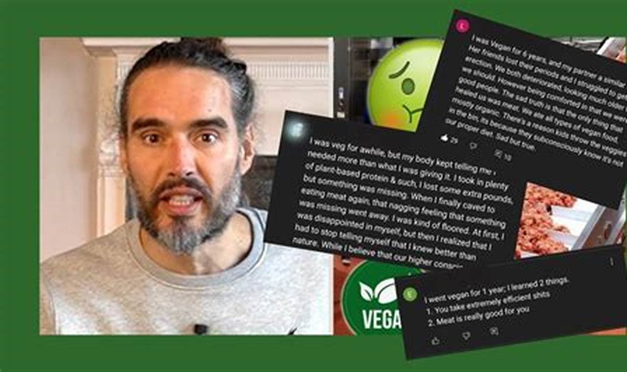 Russell Brand's Vegan Diet: A Guide + Is it Right For You? Discover Delicious Vegan Food, Beauty Swaps, and Zero-Waste Tips for a Greener Life Russell Brand's Vegan Diet: A Guide + Is it Right For You? | Discover Delicious Vegan Food, Beauty Swaps, and Zero-Waste Tips for a Greener Life