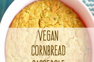 Easy Vegan Cornbread Casserole Recipe | Delicious &amp; Simple | Discover Delicious Vegan Food, Beauty Swaps, and Zero-Waste Tips for a Greener Life