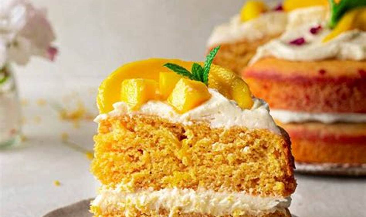 Best Ever Vegan Mango Cake: Tropical Delight! | Discover Delicious Vegan Food, Beauty Swaps, and Zero-Waste Tips for a Greener Life
