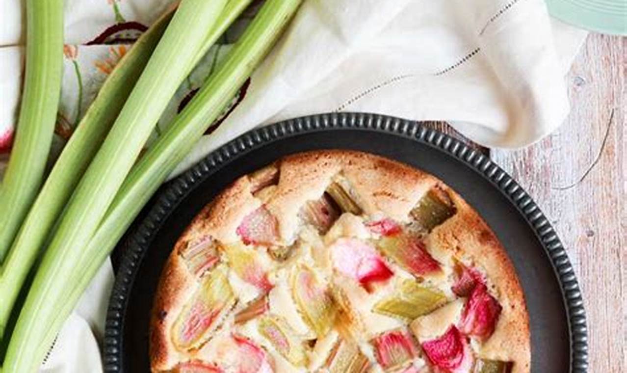 The Best Vegan Rhubarb Cake Recipe (Easy & Delicious) Discover Delicious Vegan Food, Beauty Swaps, and Zero-Waste Tips for a Greener Life The Best Vegan Rhubarb Cake Recipe (Easy & Delicious) | Discover Delicious Vegan Food, Beauty Swaps, and Zero-Waste Tips for a Greener Life