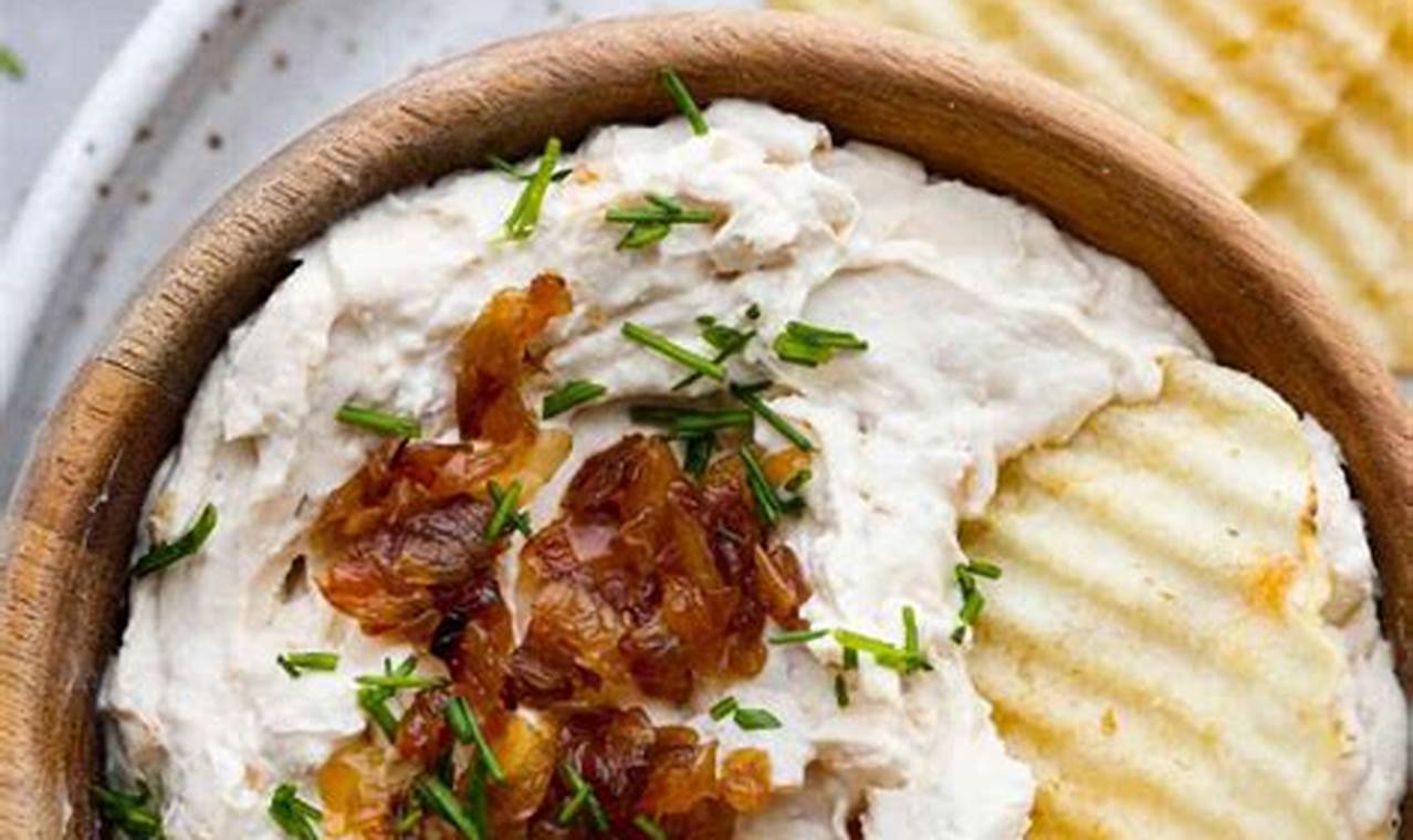 Best Ever Vegan Onion Dip Recipe (Easy & Creamy!) | Discover Delicious Vegan Food, Beauty Swaps, and Zero-Waste Tips for a Greener Life