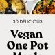 Easy Vegan One Pot Recipes: Delicious &amp; Quick! | Discover Delicious Vegan Food, Beauty Swaps, and Zero-Waste Tips for a Greener Life