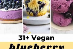 Easy Vegan Blueberry Desserts: Recipes + More! | Discover Delicious Vegan Food, Beauty Swaps, and Zero-Waste Tips for a Greener Life