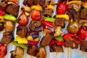 Easy Vegan Kebab Recipe: Grill & Bake + Delicious! | Discover Delicious Vegan Food, Beauty Swaps, and Zero-Waste Tips for a Greener Life