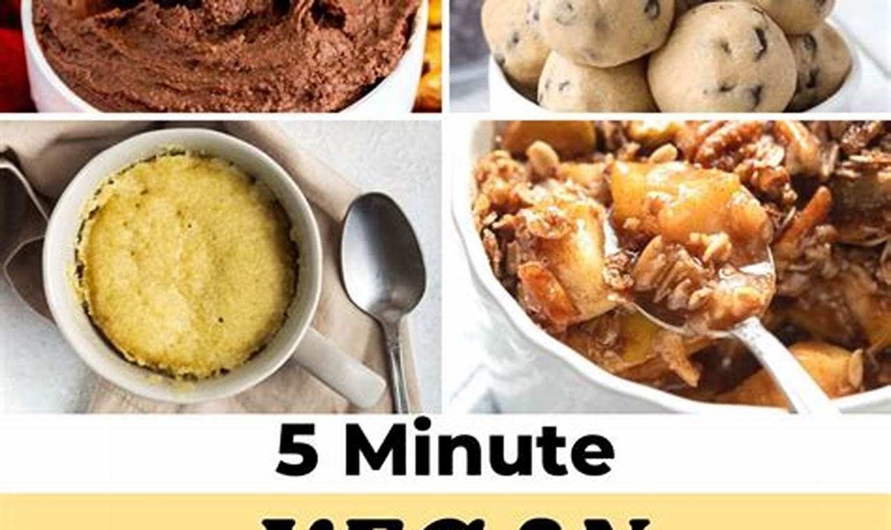 Easy & Quick Vegan Desserts: Fast Plant-Based Sweets | Discover Delicious Vegan Food, Beauty Swaps, and Zero-Waste Tips for a Greener Life