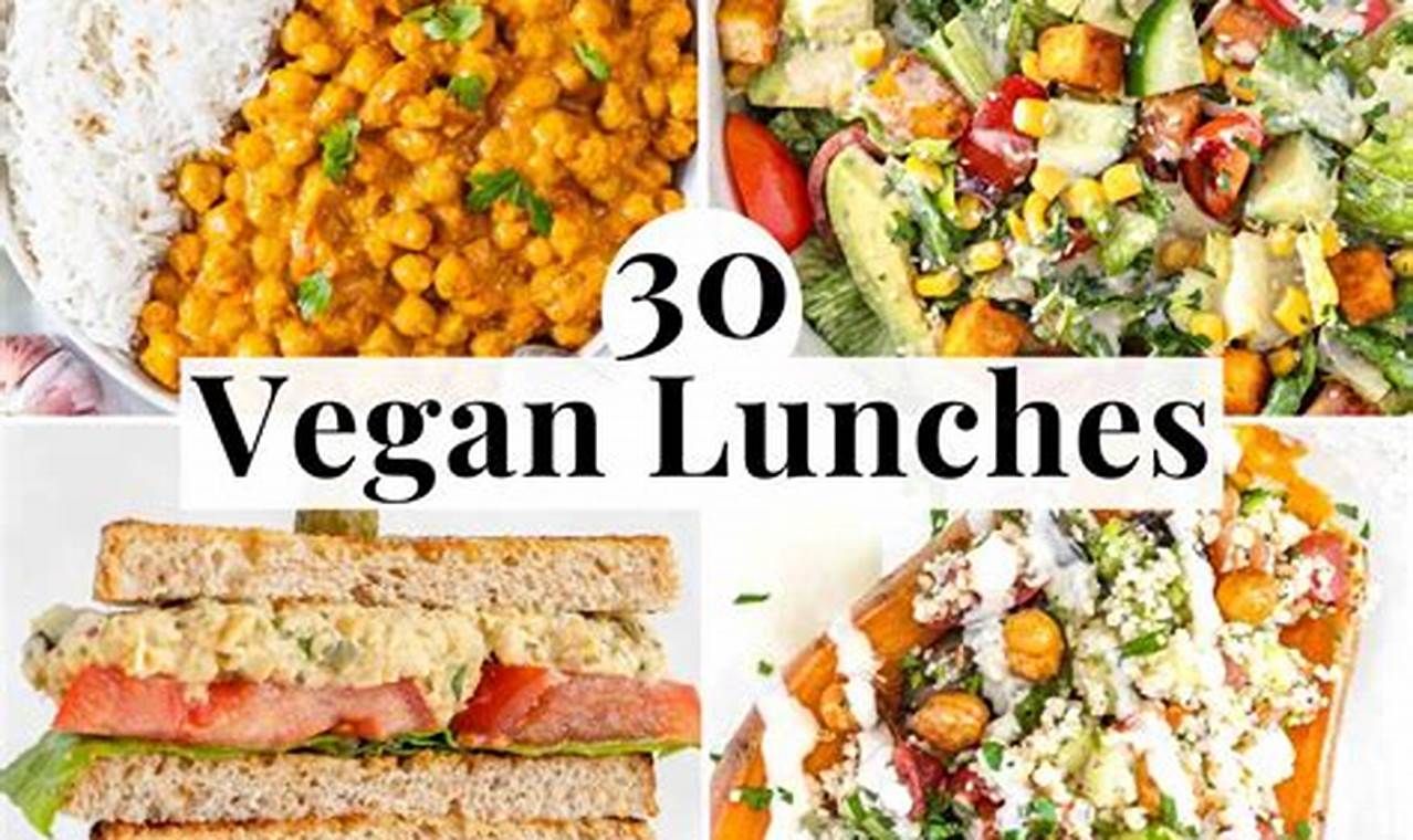 Easy Vegan Lunch Recipes for Work - Delicious & Healthy! | Discover Delicious Vegan Food, Beauty Swaps, and Zero-Waste Tips for a Greener Life