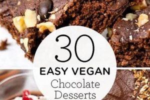 Delicious Vegan Chocolate Dessert Recipes [Easy!] | Discover Delicious Vegan Food, Beauty Swaps, and Zero-Waste Tips for a Greener Life