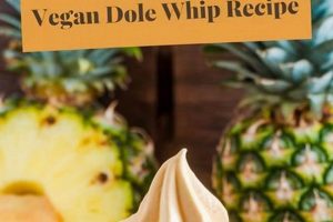 Easy Vegan Dole Whip Recipe: A Tropical Treat! | Discover Delicious Vegan Food, Beauty Swaps, and Zero-Waste Tips for a Greener Life