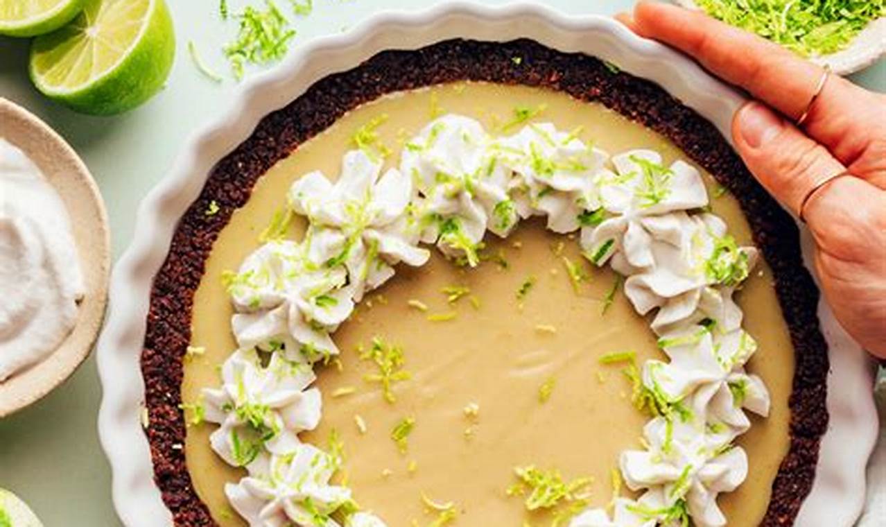 Best Ever Vegan Lime Pie: Easy & Tangy Recipe! | Discover Delicious Vegan Food, Beauty Swaps, and Zero-Waste Tips for a Greener Life