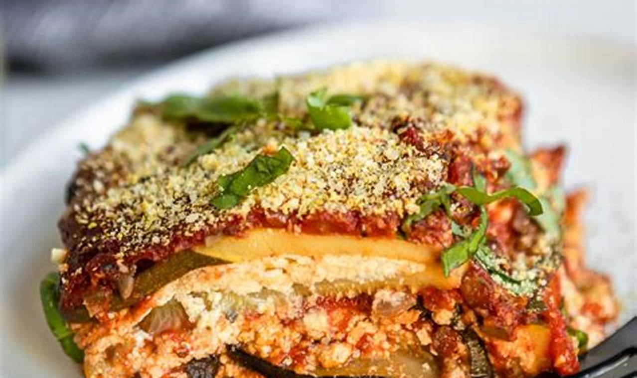 The BEST Vegan Zucchini Lasagna Recipe (Easy & Healthy!) | Discover Delicious Vegan Food, Beauty Swaps, and Zero-Waste Tips for a Greener Life