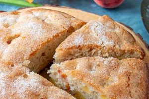 The BEST Peach Cake Vegan Recipe (Easy!) | Discover Delicious Vegan Food, Beauty Swaps, and Zero-Waste Tips for a Greener Life