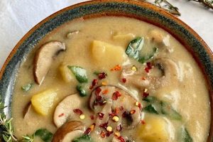 Creamy Vegan Potato Mushroom Soup: A Hearty Bowl! | Discover Delicious Vegan Food, Beauty Swaps, and Zero-Waste Tips for a Greener Life