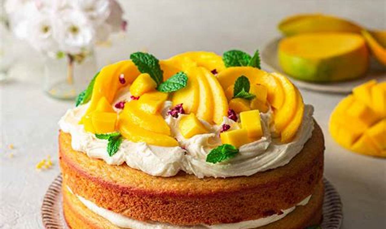 Best Ever: Mango Vegan Cake Recipe (Easy!) | Discover Delicious Vegan Food, Beauty Swaps, and Zero-Waste Tips for a Greener Life