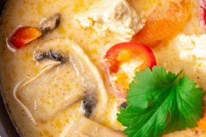 Easy Vegan Tom Kha Recipe: Coconut Soup Bliss Discover Delicious Vegan Food, Beauty Swaps, and Zero-Waste Tips for a Greener Life Easy Vegan Tom Kha Recipe: Coconut Soup Bliss | Discover Delicious Vegan Food, Beauty Swaps, and Zero-Waste Tips for a Greener Life