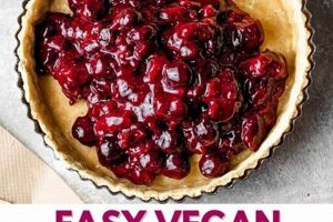 Easy Vegan Cherry Pie Recipe [Classic Twist!] | Discover Delicious Vegan Food, Beauty Swaps, and Zero-Waste Tips for a Greener Life