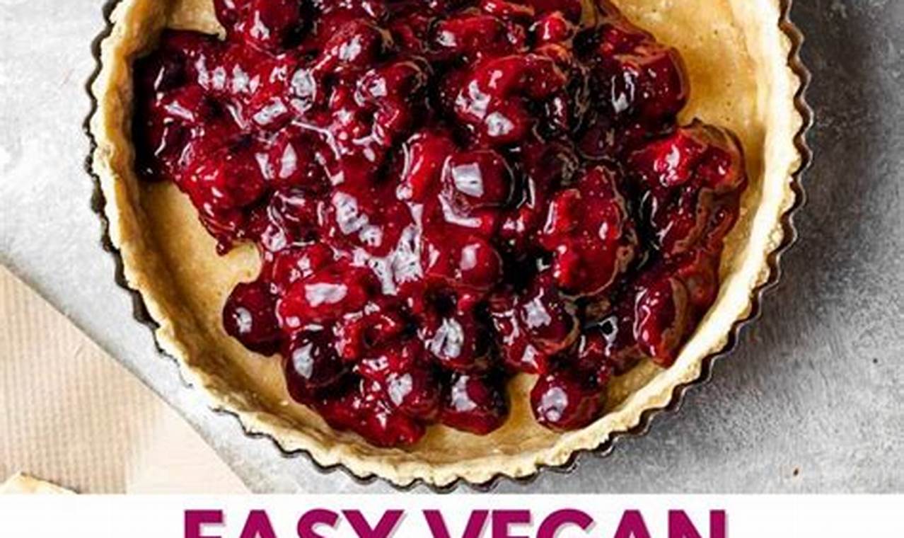 Easy Vegan Cherry Pie Recipe [Classic Twist!] | Discover Delicious Vegan Food, Beauty Swaps, and Zero-Waste Tips for a Greener Life