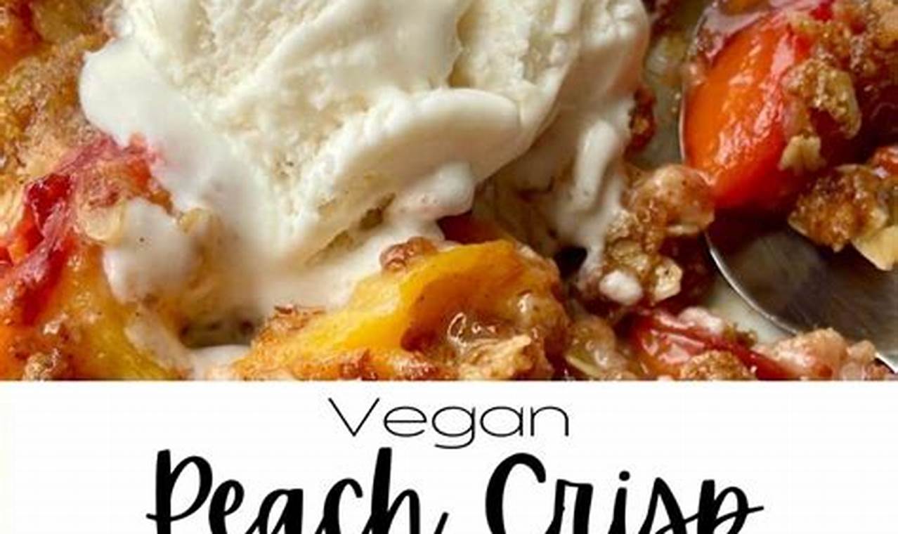 Delicious Peach Vegan Recipes: Easy & Healthy! | Discover Delicious Vegan Food, Beauty Swaps, and Zero-Waste Tips for a Greener Life