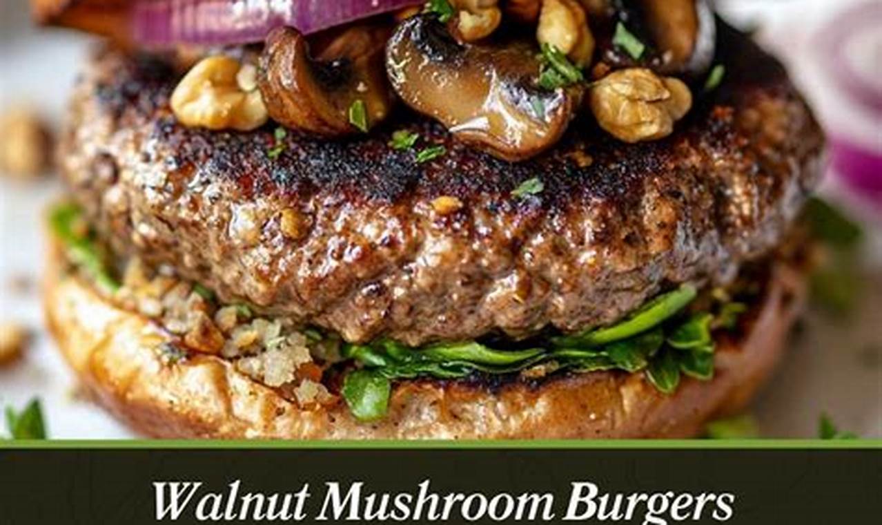 Best Ever Vegan Walnut Burger Recipe [Easy & Delicious!] | Discover Delicious Vegan Food, Beauty Swaps, and Zero-Waste Tips for a Greener Life