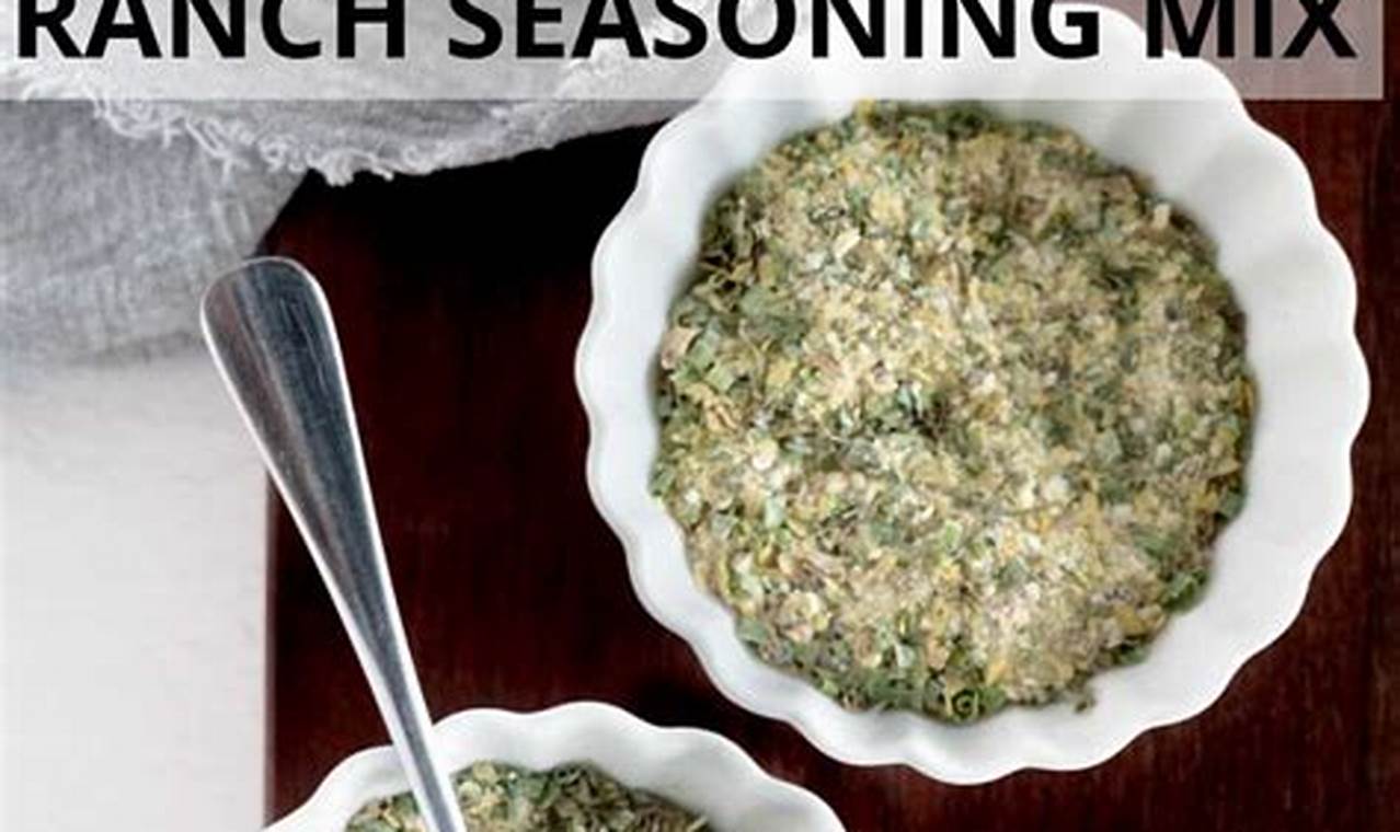 Easy Vegan Ranch Seasoning Recipe: DIY Flavor! | Discover Delicious Vegan Food, Beauty Swaps, and Zero-Waste Tips for a Greener Life