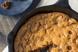 Easy Vegan Skillet Cookie: Giant, Warm & Delicious! | Discover Delicious Vegan Food, Beauty Swaps, and Zero-Waste Tips for a Greener Life