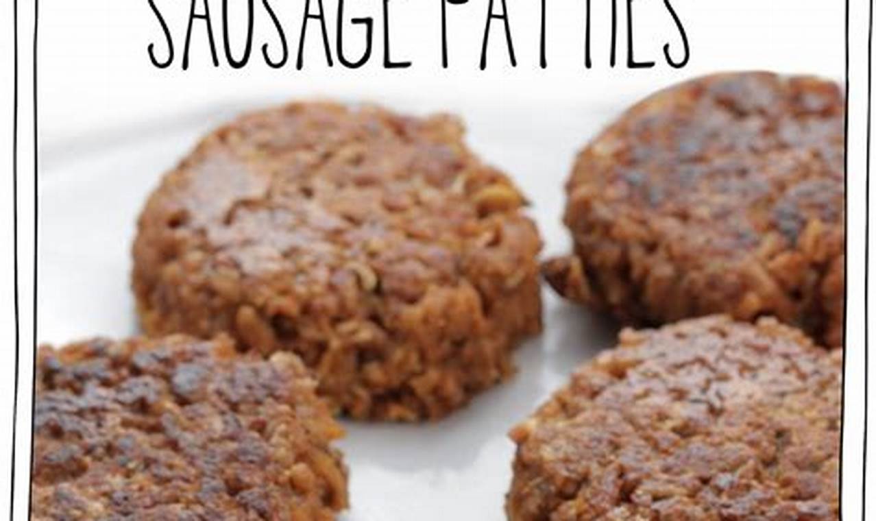 Easy Vegan Sausage Patty Recipe: Delicious & Healthy! | Discover Delicious Vegan Food, Beauty Swaps, and Zero-Waste Tips for a Greener Life