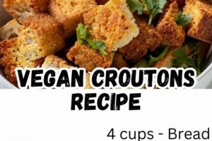 Easy Recipe: Vegan Croutons That Crunch! | Discover Delicious Vegan Food, Beauty Swaps, and Zero-Waste Tips for a Greener Life