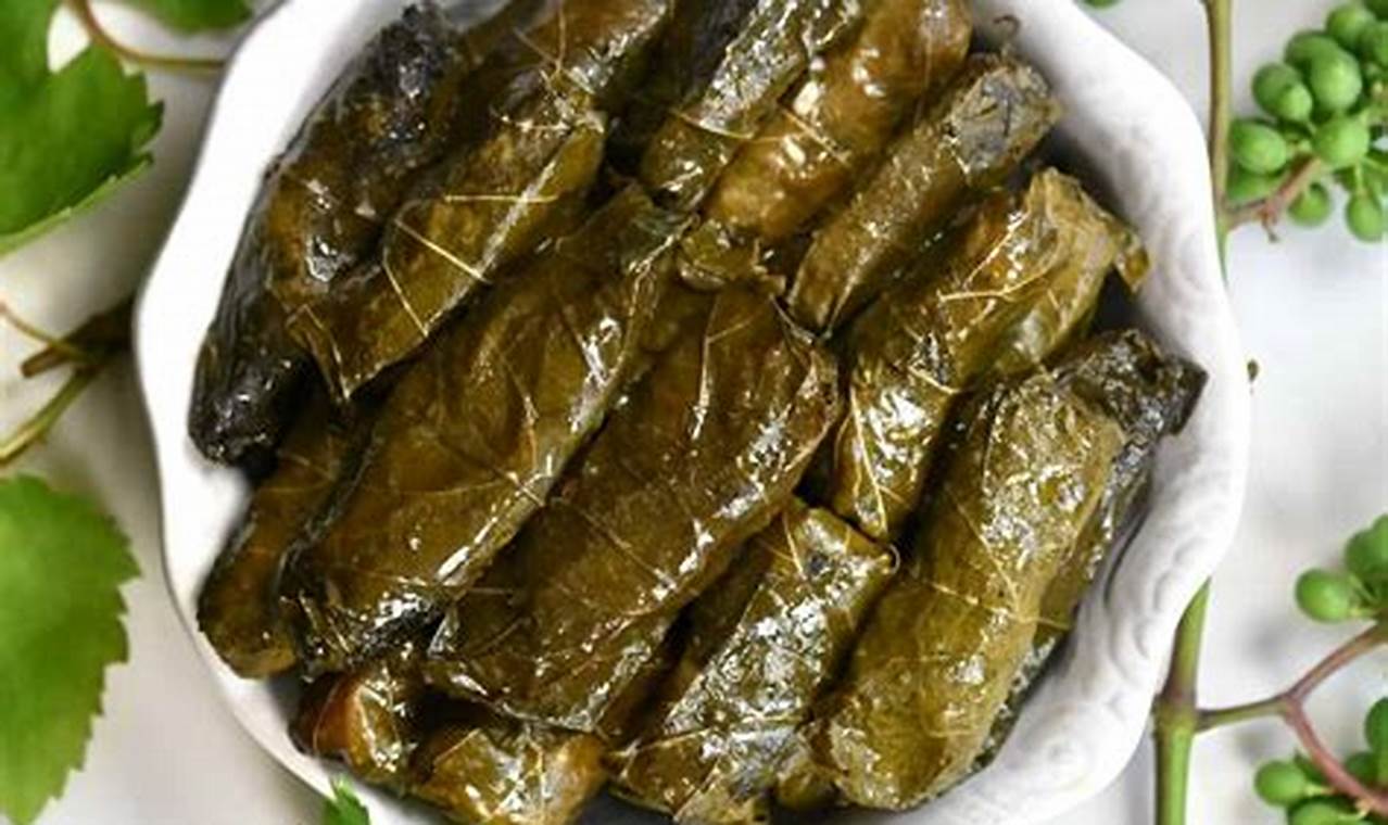 Best Vegan Stuffed Grape Leaves Recipe [Easy!] | Discover Delicious Vegan Food, Beauty Swaps, and Zero-Waste Tips for a Greener Life