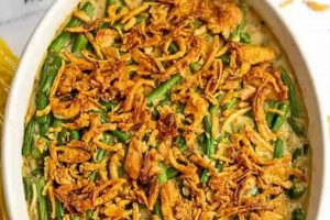 Easy Vegan Gluten-Free Green Bean Casserole Recipe (Free!) | Discover Delicious Vegan Food, Beauty Swaps, and Zero-Waste Tips for a Greener Life