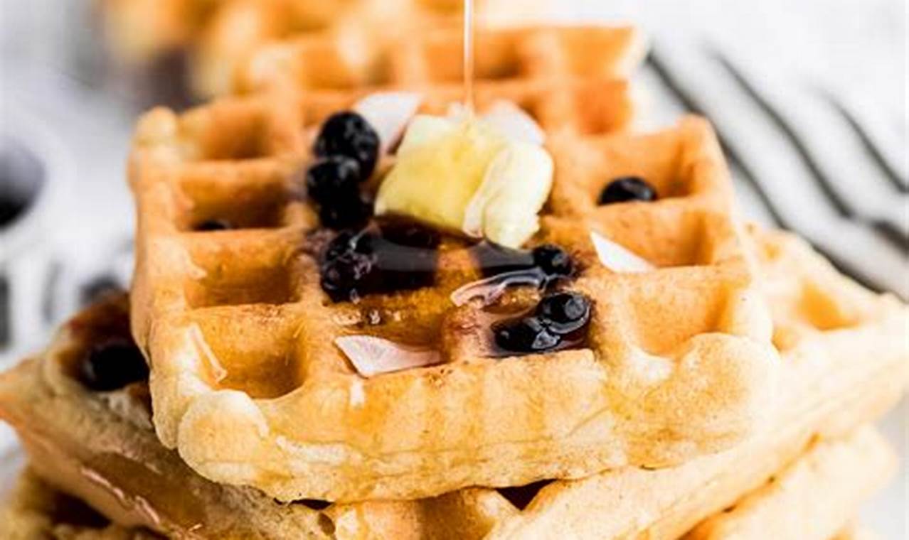 Easy Vegan Waffles Recipe: Delicious & Fluffy! | Discover Delicious Vegan Food, Beauty Swaps, and Zero-Waste Tips for a Greener Life