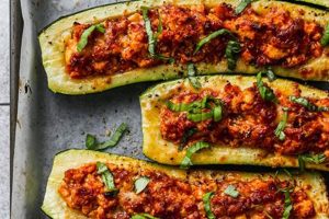 Easy Vegan Zucchini Boat Recipe: Stuffed & Delicious! | Discover Delicious Vegan Food, Beauty Swaps, and Zero-Waste Tips for a Greener Life