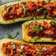 Easy Vegan Zucchini Boat Recipe: Stuffed & Delicious! | Discover Delicious Vegan Food, Beauty Swaps, and Zero-Waste Tips for a Greener Life