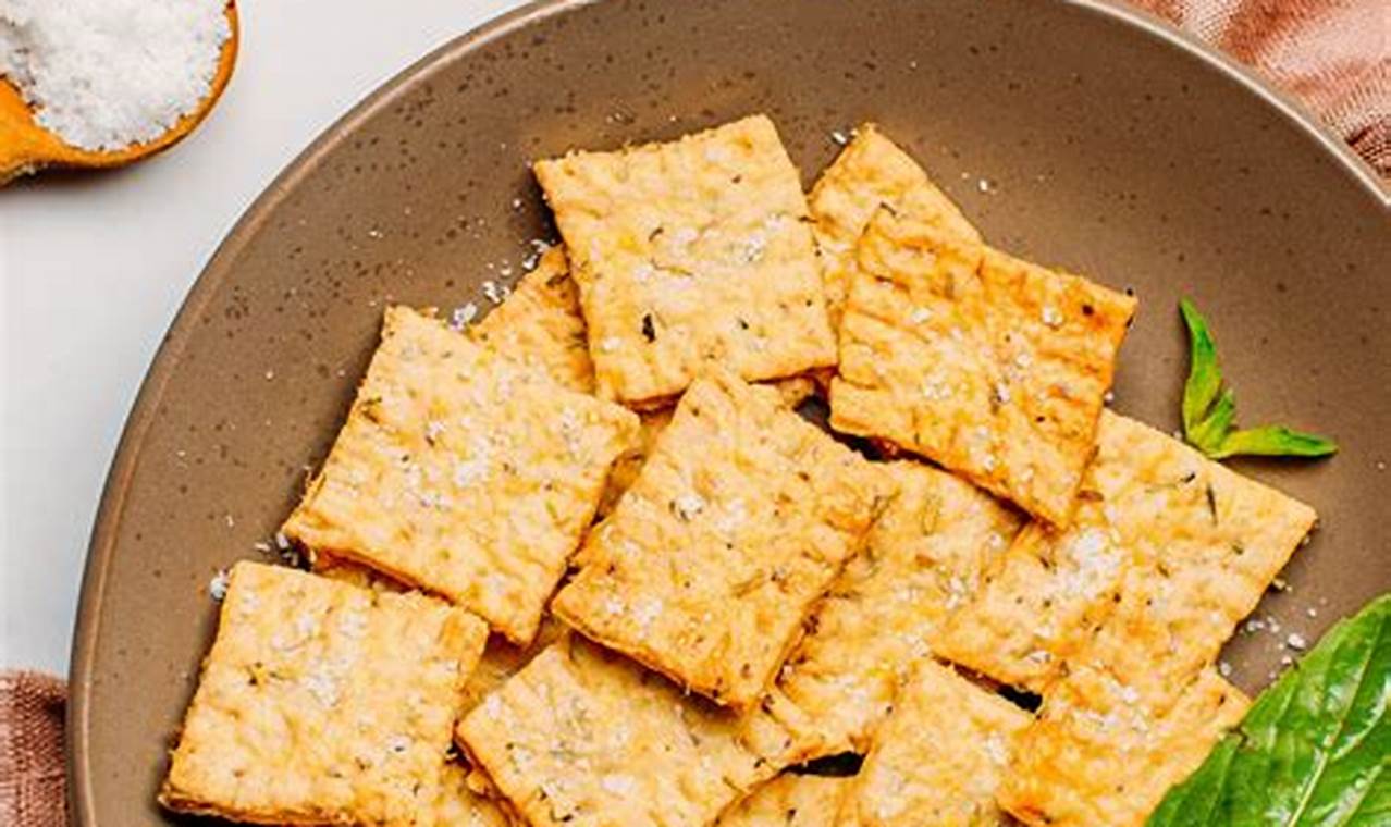 Easy Vegan Cracker Recipe: Delicious &amp; Simple! | Discover Delicious Vegan Food, Beauty Swaps, and Zero-Waste Tips for a Greener Life