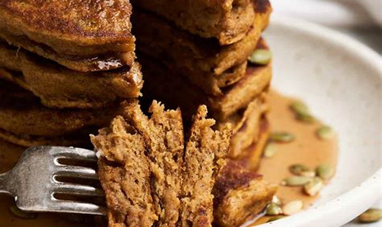 Easy Vegan Pumpkin Pancakes Recipe (Autumn Delight) | Discover Delicious Vegan Food, Beauty Swaps, and Zero-Waste Tips for a Greener Life