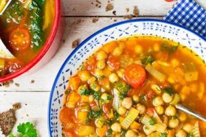 Easy & Healthy Garbanzo Bean Soup (Vegan Recipe!) | Discover Delicious Vegan Food, Beauty Swaps, and Zero-Waste Tips for a Greener Life