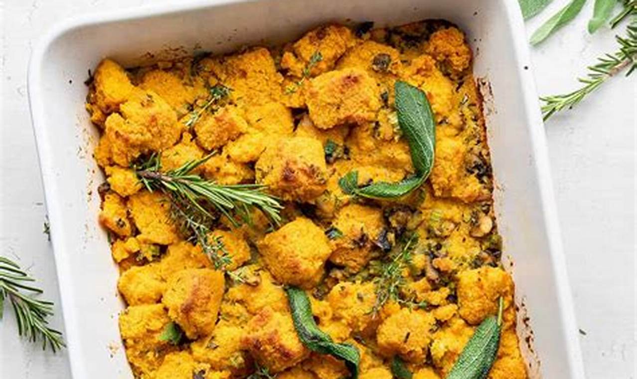 Best Vegan Cornbread Stuffing Recipe: Holiday Delight! | Discover Delicious Vegan Food, Beauty Swaps, and Zero-Waste Tips for a Greener Life