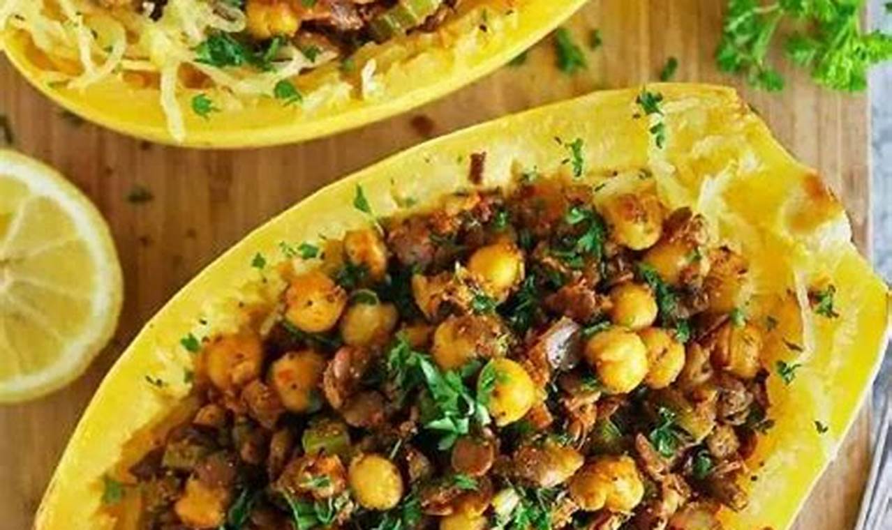 The Best Vegan Spaghetti Squash Recipes: Easy & Delicious! | Discover Delicious Vegan Food, Beauty Swaps, and Zero-Waste Tips for a Greener Life