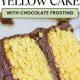 The BEST Yellow Vegan Cake Recipe: Delicious & Easy! | Discover Delicious Vegan Food, Beauty Swaps, and Zero-Waste Tips for a Greener Life
