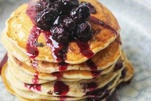 Easy Vegan Blueberry Pancakes: Fluffy & Delicious! | Discover Delicious Vegan Food, Beauty Swaps, and Zero-Waste Tips for a Greener Life