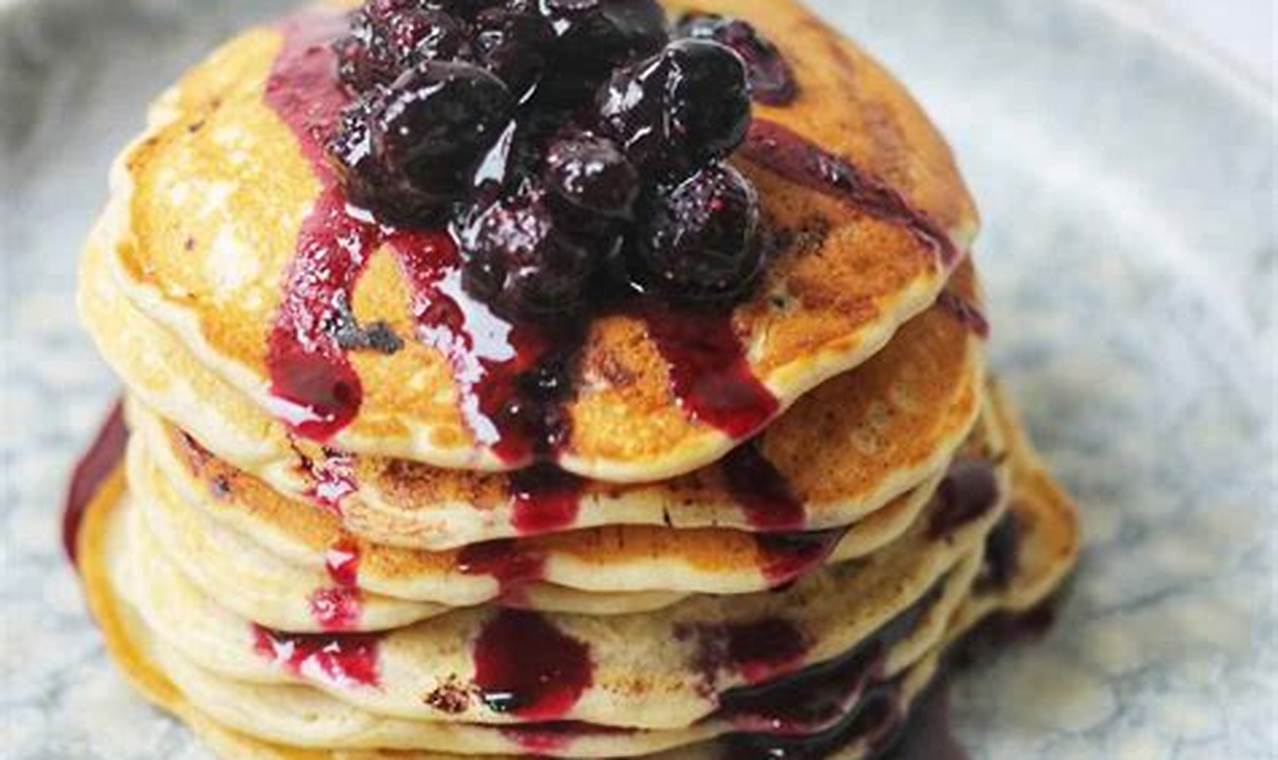 Easy Vegan Blueberry Pancakes: Fluffy & Delicious! | Discover Delicious Vegan Food, Beauty Swaps, and Zero-Waste Tips for a Greener Life