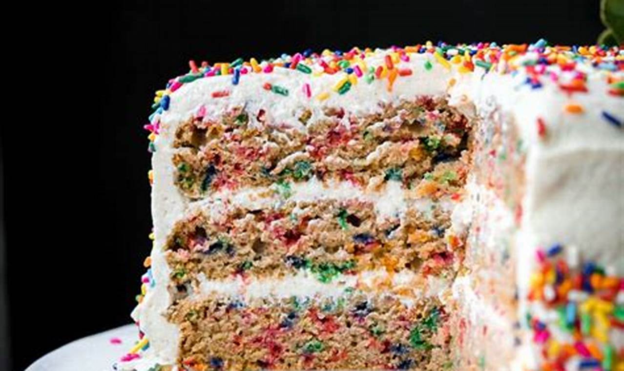 Best Ever Funfetti Vegan Cake Recipe: Easy & Delicious! | Discover Delicious Vegan Food, Beauty Swaps, and Zero-Waste Tips for a Greener Life
